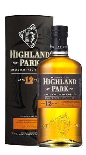 Whisky Single Malt Highland Park 12 Anni